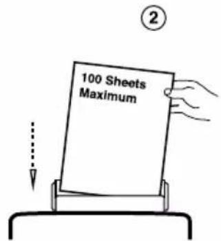 100 Sheets Maximum