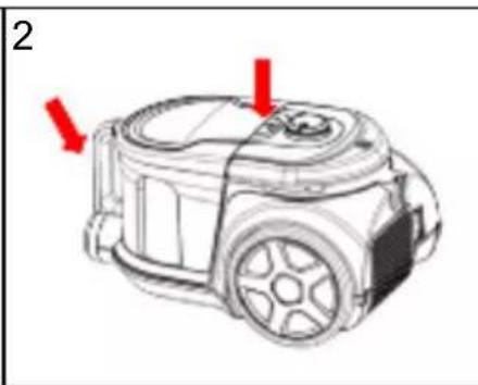 Duronic VC7020 - Cleaning the 2nd HEPA and Sponge Filters - 2