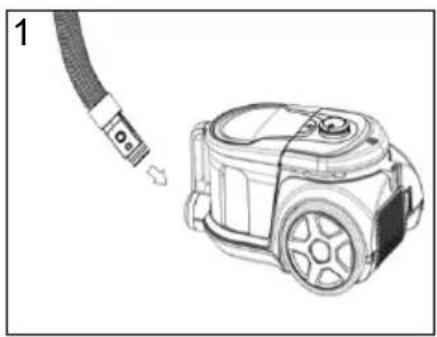 Duronic VC7020 - Assembling the Vacuum Cleaner - 1