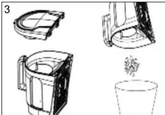 Duronic VC7020 - Emptying and cleaning the dust container - 3