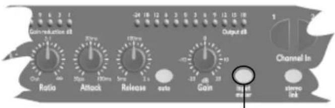 Gain reduction dB Output dB 1 2 3 4 5 6 7 8 9 10 11 12 13 14 5:1 Ratio Attack Release Auto Gain Channel In stereo link -24 18 12 4 3 5 3 6 9 12 15 18 30ms 100ms 5ms 3s -20 -20 -20 -20 -20 -20 -20 -20 -20 -20 -20