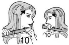 10° 10°
