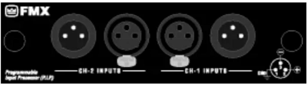 FMX Programmable Input Processor (FLLP) CH-2 INPUTS CH-1 INPUTS
