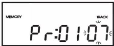 MEMORY Pr:01:07 TRACK