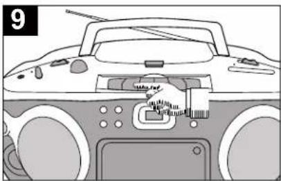 Emerson PD6528 - PLAYING CASSETTE TAPES - 9