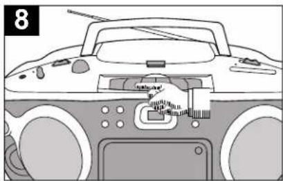 Emerson PD6528 - PLAYING CASSETTE TAPES - 8