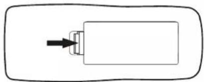 Emerson PD6560 - Remote Control Battery Installation (Model PD6560BL Only) - 1