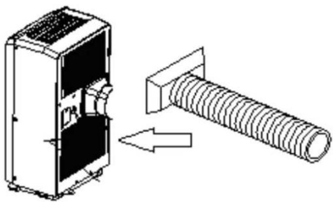 Climachill PAC18H - Attaching Exhaust Hose to Unit - 1
