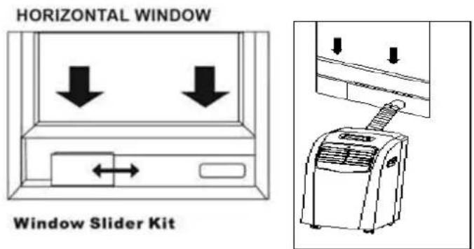 HORIZONTAL WINDOW Window Slider Kit