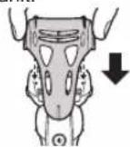 PANASONIC ES-ST37 - ▶ Attaching the carrying holder - 1
