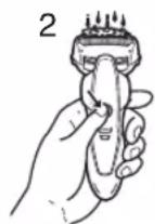 PANASONIC ES-ST37 - Cleaning the shaver - 1