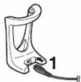 PANASONIC ES-ST37 - Charging the shaver - 1