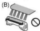 PANASONIC ES-ST37 - ▶ Cleaning with the short brush - 2