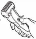 PANASONIC ES-ST37 - Press the power switch to select the desired shaving mode. - 3