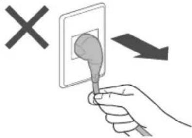 PANASONIC NA-V90FX2 - Do not hold or pull on the cord. - 1