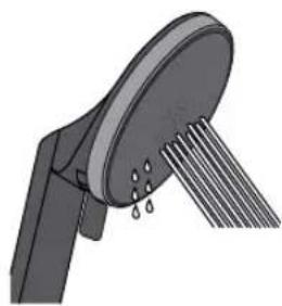 PANASONIC DH-4US1KW - Press Push On-Off Button before and after each shower. - 2