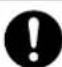 PANASONIC F-60TAN - WARNING - 2