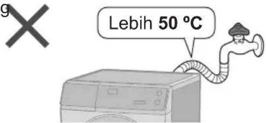 g Lebih 50 °C