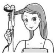 PANASONIC EH-HT40 - Styling Sideswept Bangs - 1