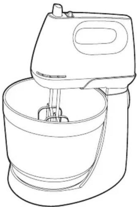 PANASONIC MK-GB3 - Hand Mixer / Stand Mixer (Household Use) - 1