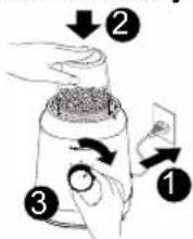 Diagram illustrating a food preparation step with numbered steps: adding sauce, adding meat, and adding vegetable.