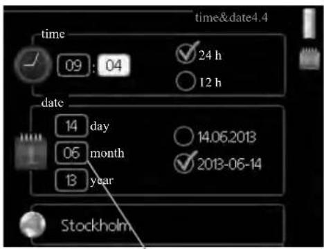 time&date4.4 09:04 24 h 12 h date 14 day 14.06.2013 06 month 2013-06-14 13 year Stockholm
