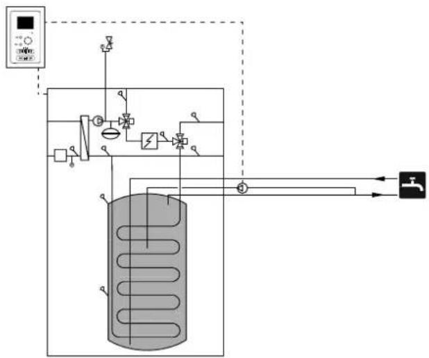 MITSUBISHI HMK100 - Hot water circulation circuit - 1