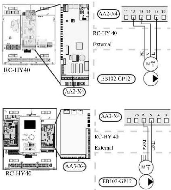 AA2-X4 11 12 13 14 15 16 RC-IJY 40 External PE M EB102-GP12 AA2-X4 AA3-X4 78 6 5 4 3 RC-HY 40 External PWM GND M EB102-GP12
