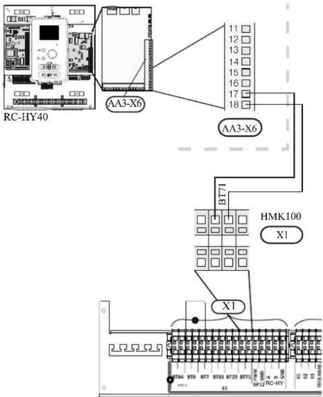 RC-HY40 AA3-X6 11 12 13 14 15 16 17 18 AA3-X6 BT71 HMK100 X1 X1 X104 878 877 8763 8723 8771 GPI2 RC-HY X1