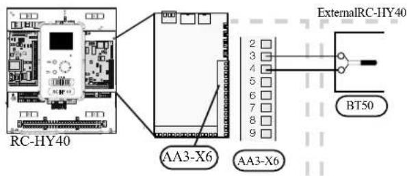 RC-HY40 AA3-X6 AA3-X6 ExternalRC-HY40 2 3 4 5 6 7 8 9 BT50