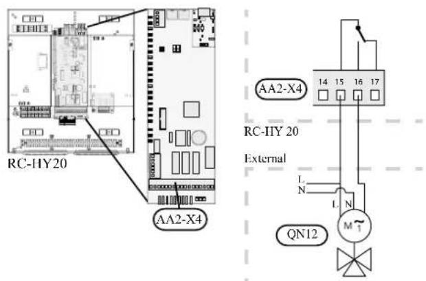 RC-HY20 AA2-X4 AA2-X4 14 15 16 17 RC-IIY 20 External L N L N QN12 M T