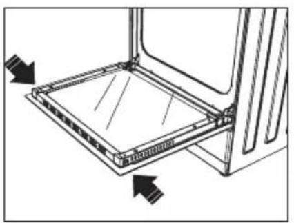 ASPES AKGW5900PBX - Cleaning And Maintenance Of The Oven's Front Door Glass - 1