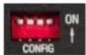 AMX NCITE-813AC - Configuration DIP Switch - 1