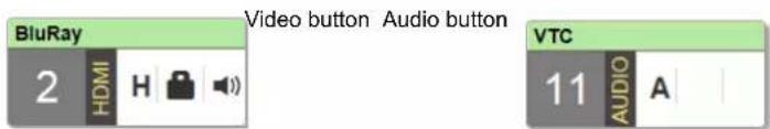 BluRay 2 HDMI H Audio button VTC 11 AUDIO A