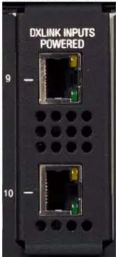 DXLINK INPUTS POWERED 9 - 10 -