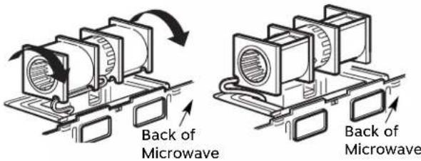 Back of Microwave Back of Microwave