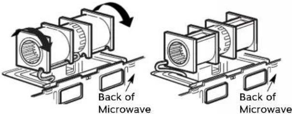 Back of Microwave Back of Microwave
