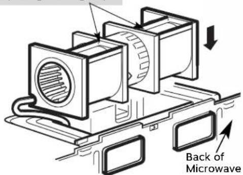 Back of Microwave