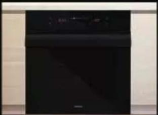 Exterior view of a black oven appliance (no visible text or symbols)