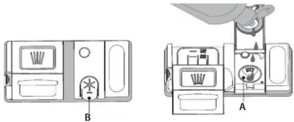 HOTPOINT HFO 3T241 WFG X - RIEMPIMENTO DEL DISTRIBUTORE BRILLANTANTE - 1