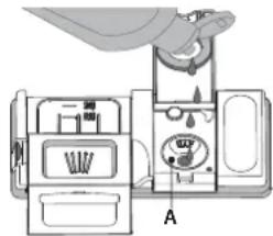 HOTPOINT HFO 3T241 WFG X - UZPILDIET SKALOŠANAS LİDZEKLA DOZATORU - 2
