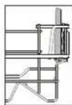 HOTPOINT HFO 3T241 WFG X - FOLDABLE FLAPS WITH ADJUSTABLE POSITION - 1