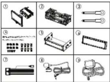 Grid of nine numbered diagrams showing electrical components and circuitry, likely for electronics or industrial applications.