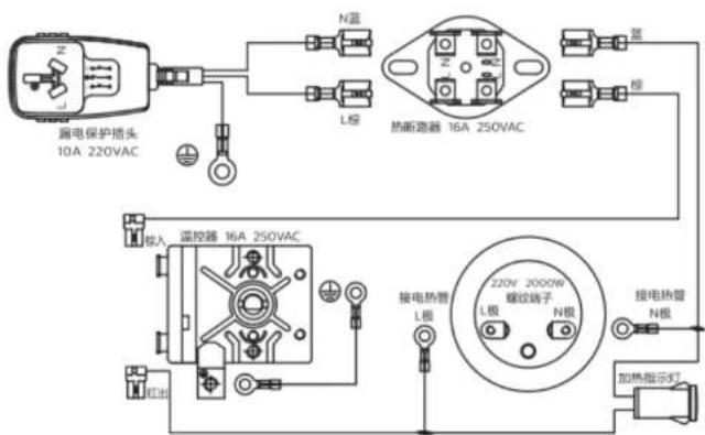 PHILIPS AWH1308 - 电气原理图 - 1