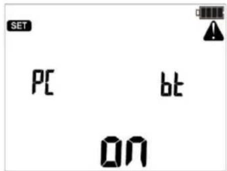 SET PC bt ON