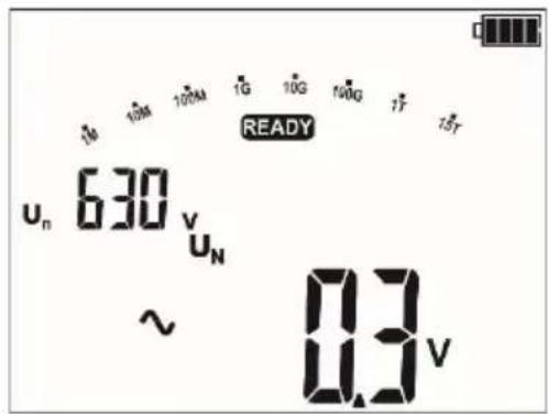 1M 10M 100M 1G 10G 100G 7F 75F READY u_n 630 v U_N ~ 0.3 v