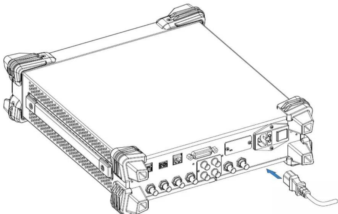 Rigol DSG3060-IQ - To Connect the Power Supply - 1