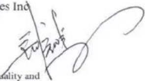 es Inc sality and