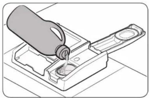 SAMSUNG DW60BS8505BI - Filling the rinse aid - 2