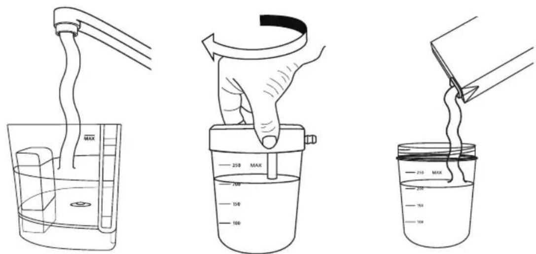 OSTER BVSTEM5501R - CÓMO LLENAR EL DEPÓSITO DE LECHE - 1